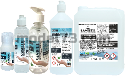 MAXXI PRO SANIGEL 0.500л – Алкохолен Гел-Дезинфектант за Ръце с Алое Вера | Model73