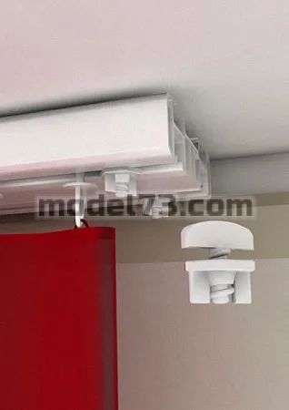 Стопер за PVC релса за пердета – 10 броя