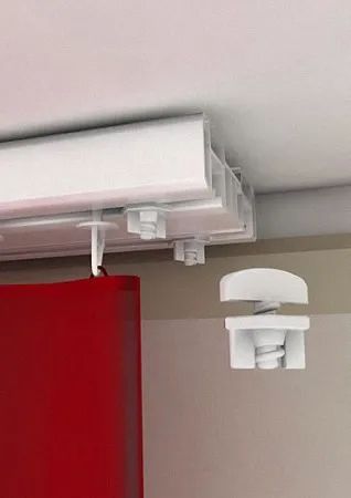 Стопер за PVC релса за пердета – 10 броя